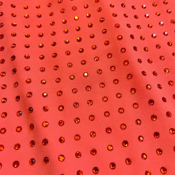 Marciano Designer GUESS Bejeweled Rhinestone Criss Cross Strappy Tank - Picture 3 of 8